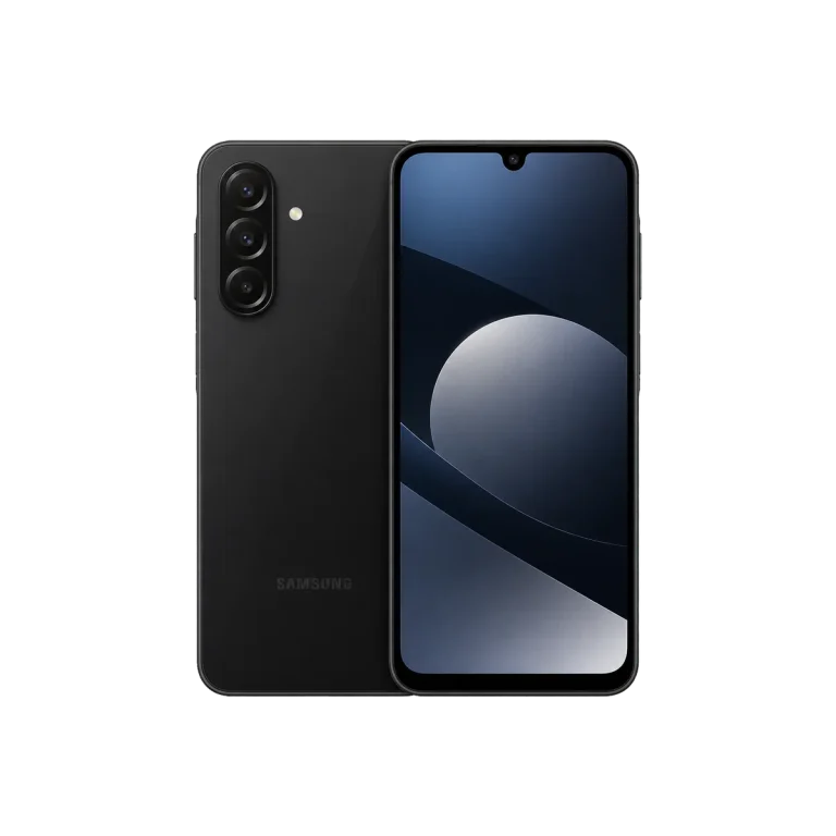 Samsung Galaxy A26 5G sedd framifrån och bakifrån