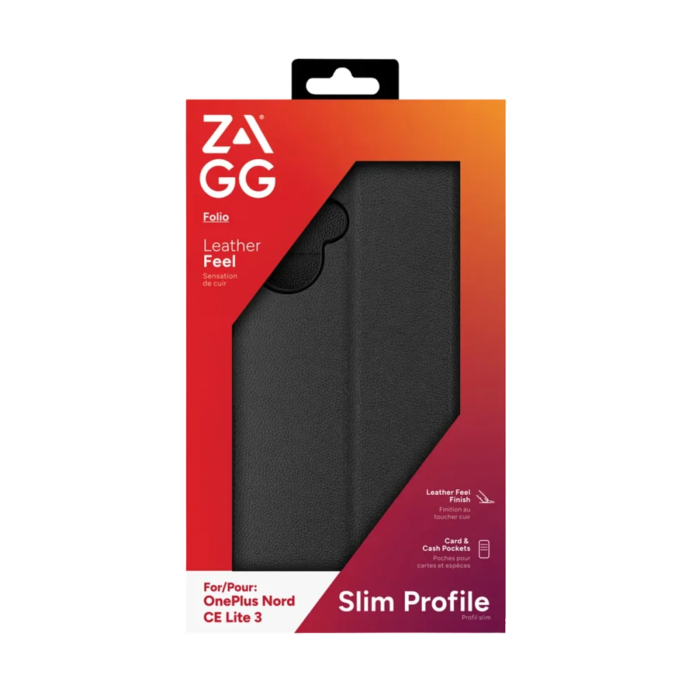 ZAGG Motorola G24 Power plånboksfodral, produkt i förpackning